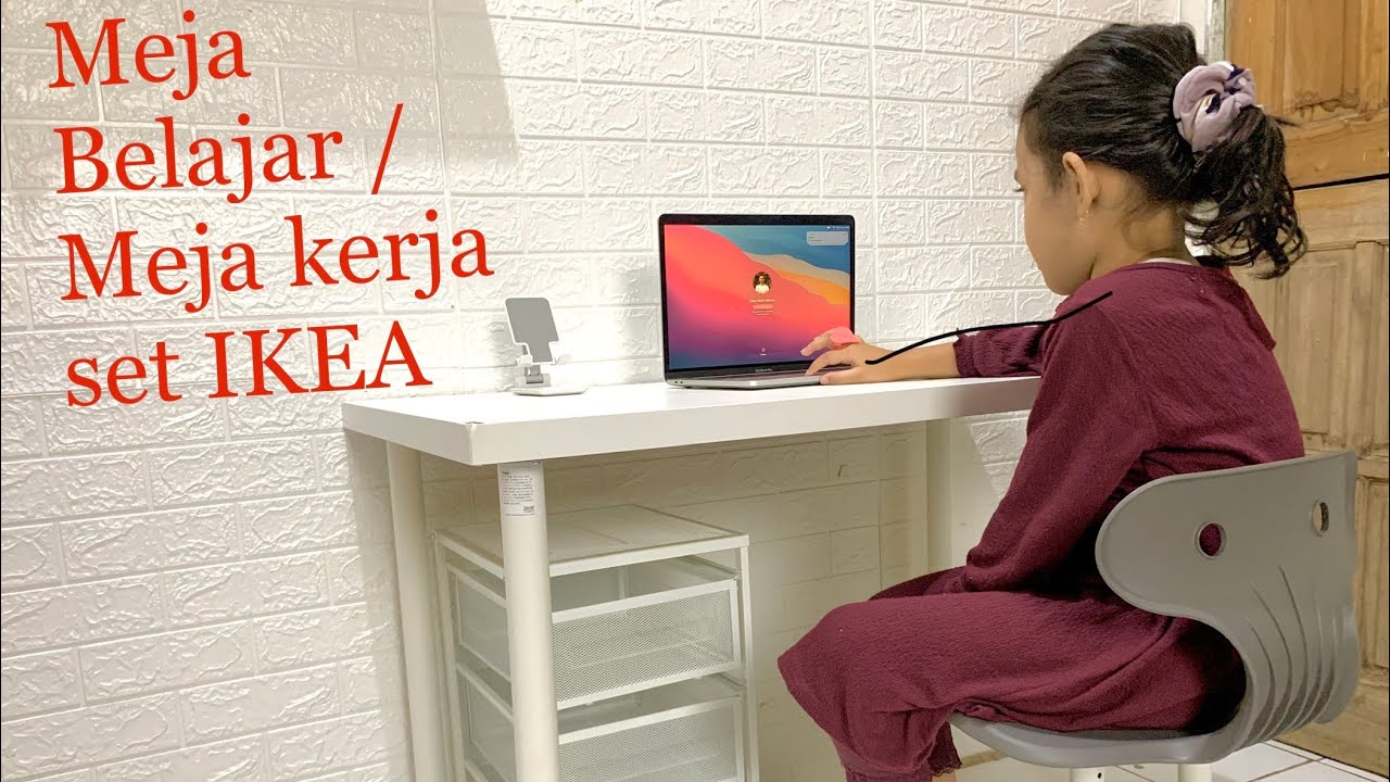 Unboxing dan Merakit IKEA LENNART dari Bundling Meja Belajar Set Minimalis IKEA