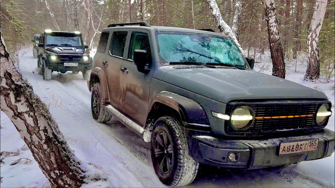 КИТАЙСКИЙ TANK 300 показал БЛОКИРОВКИ Mercedes G500 и Suzuki Jimny