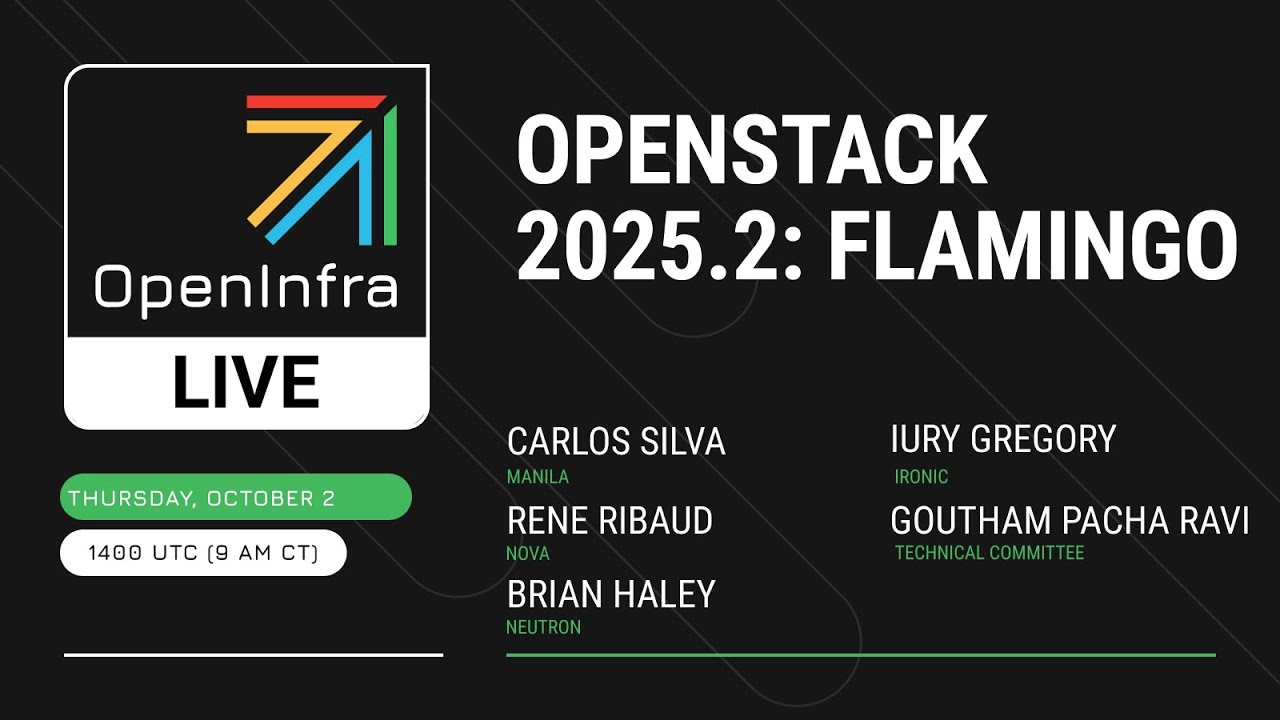 Introducting OpenStack 2025.2 'Flamingo'