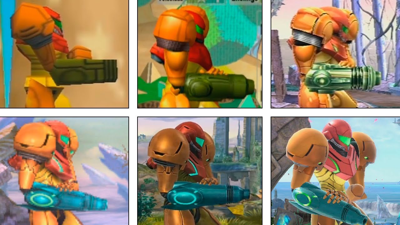 Super Smash Bros Ultimate | Samus Evolution | 1999-2018