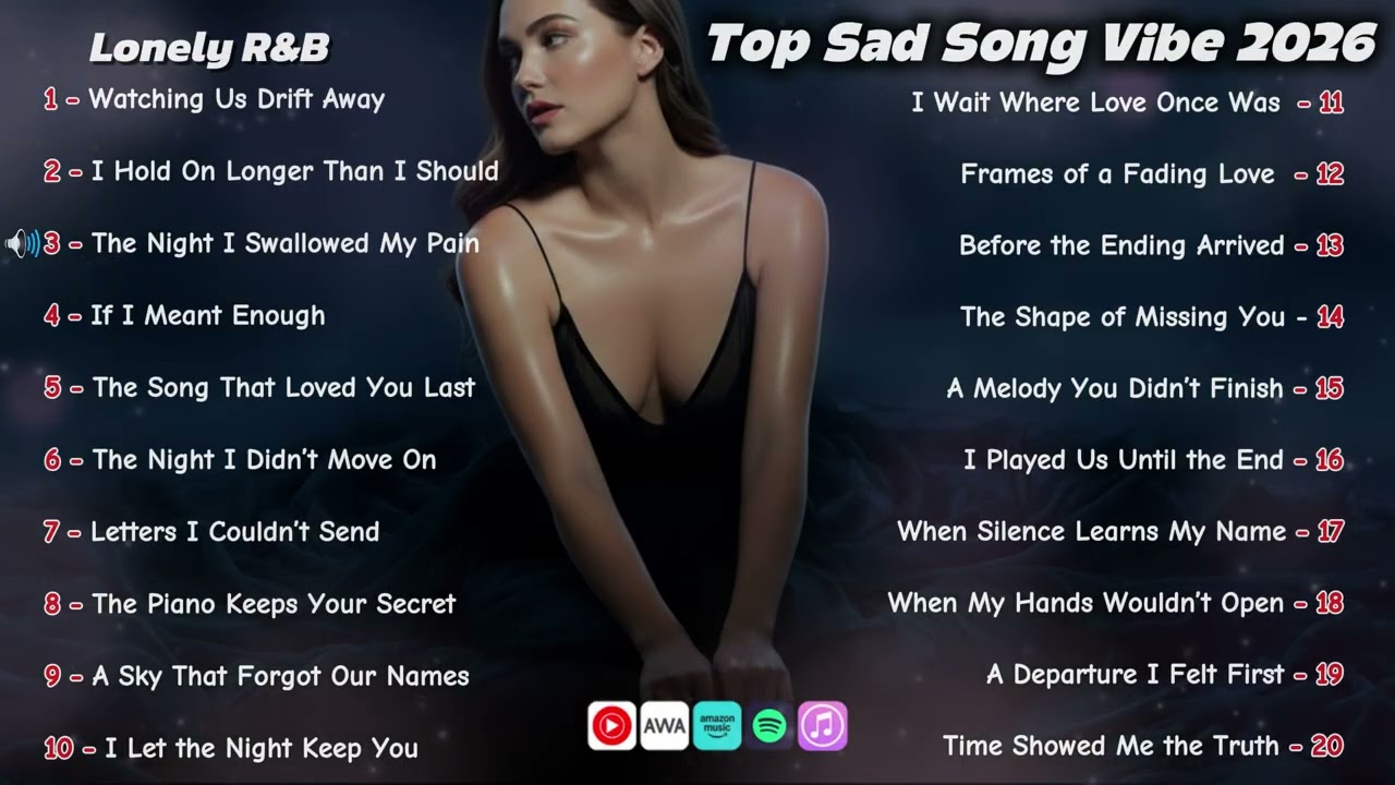 Watching Us Drift Away 💔 Relaxing Sad R&B Playlist 2026