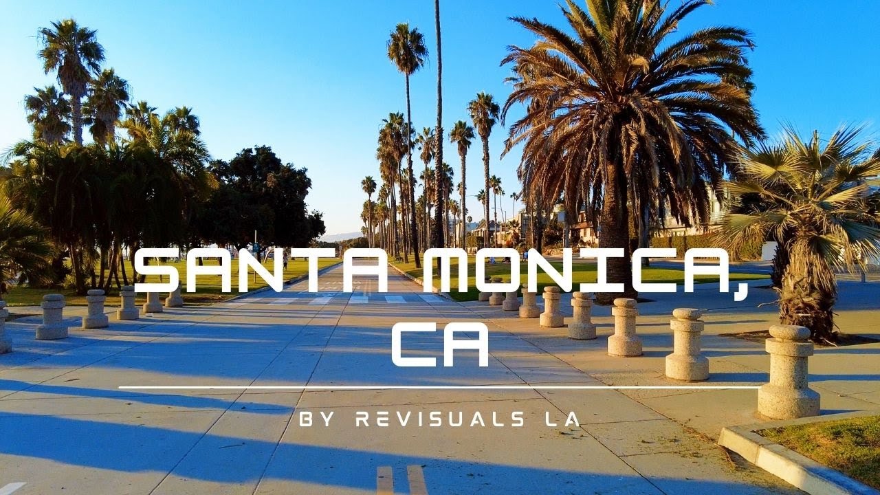 Santa Monica 4K Walking Tour in Los Angeles, California USA