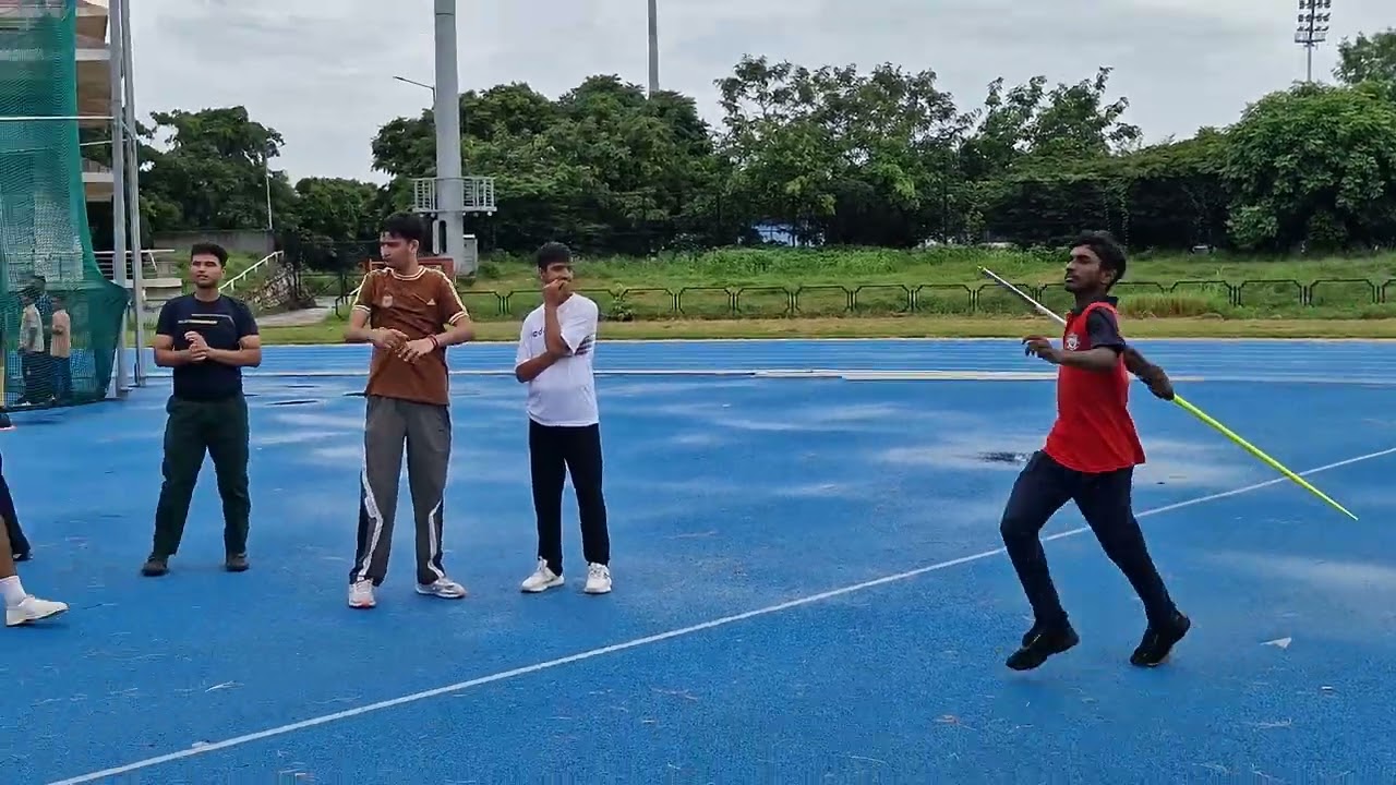 District level javelin throw under 19 Haryana School Games Panchkula