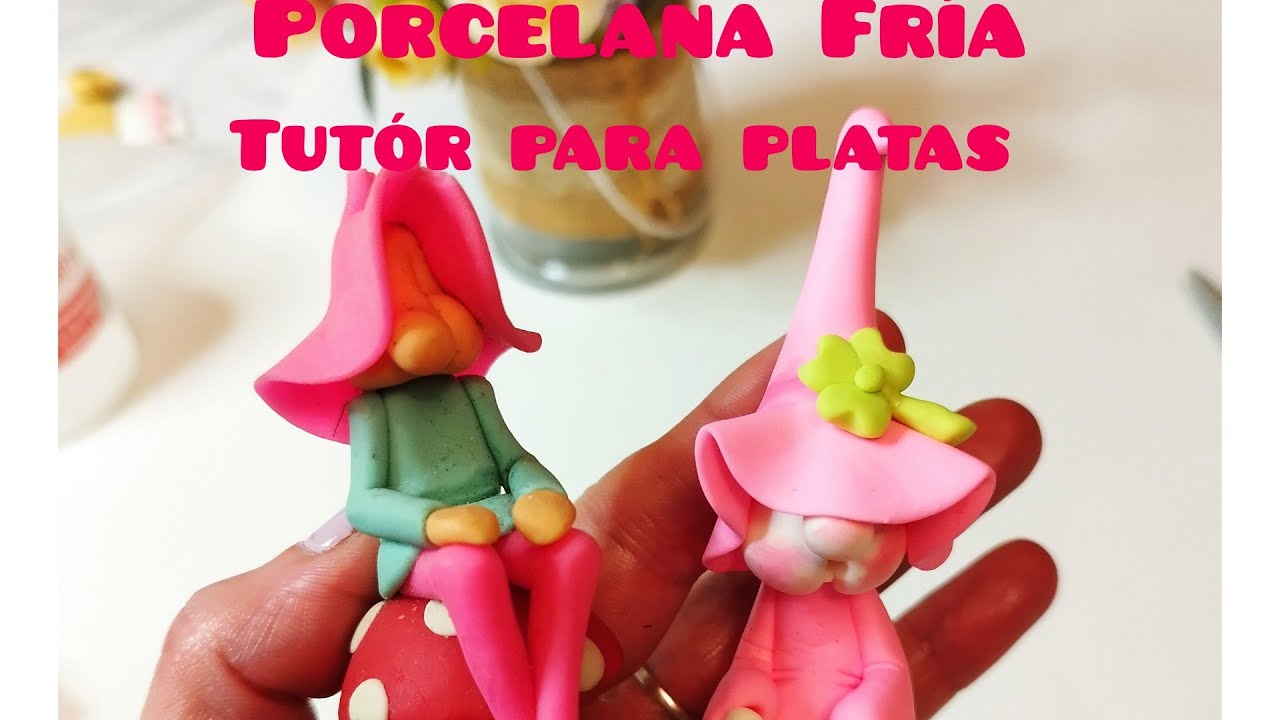 Tutor para planta en porcelana fría #biscuit #manualidades #artesanato