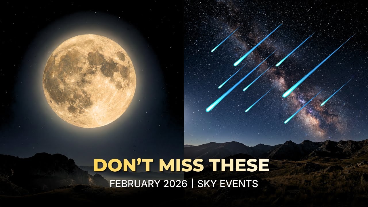 Don’t Miss These Rare Space Events in February 2026 | Snow Moon | Solar Eclipse | Planet Parade