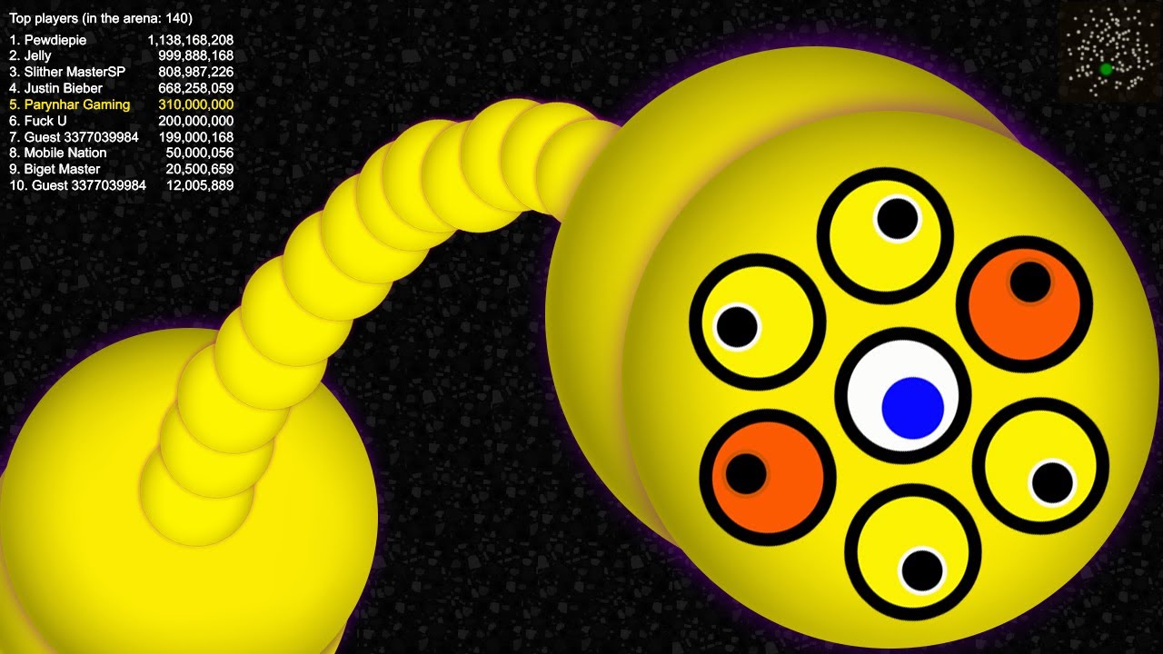 Worms Zone &copy; Hacker vs Noob Gain Best Master Troll Top 1 Slither Snake io Online Games 2020