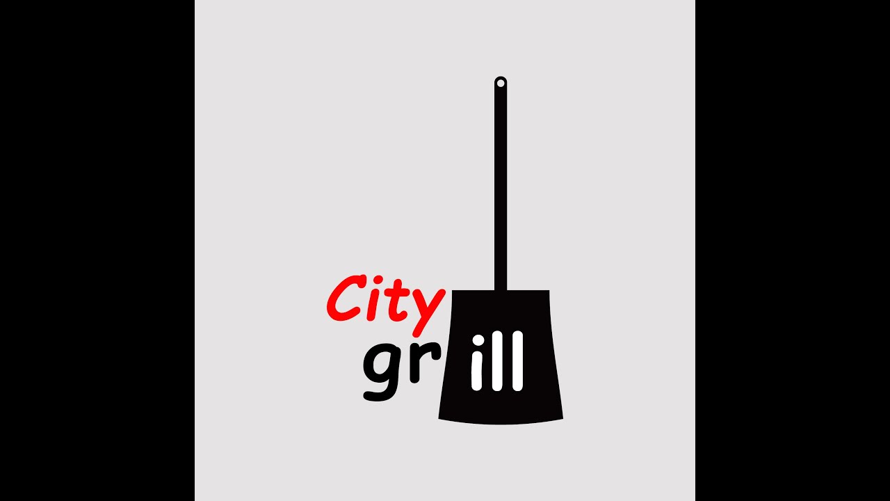 Illustrator Logo Design- City grill Logo|| Illustrator CC-2020||
