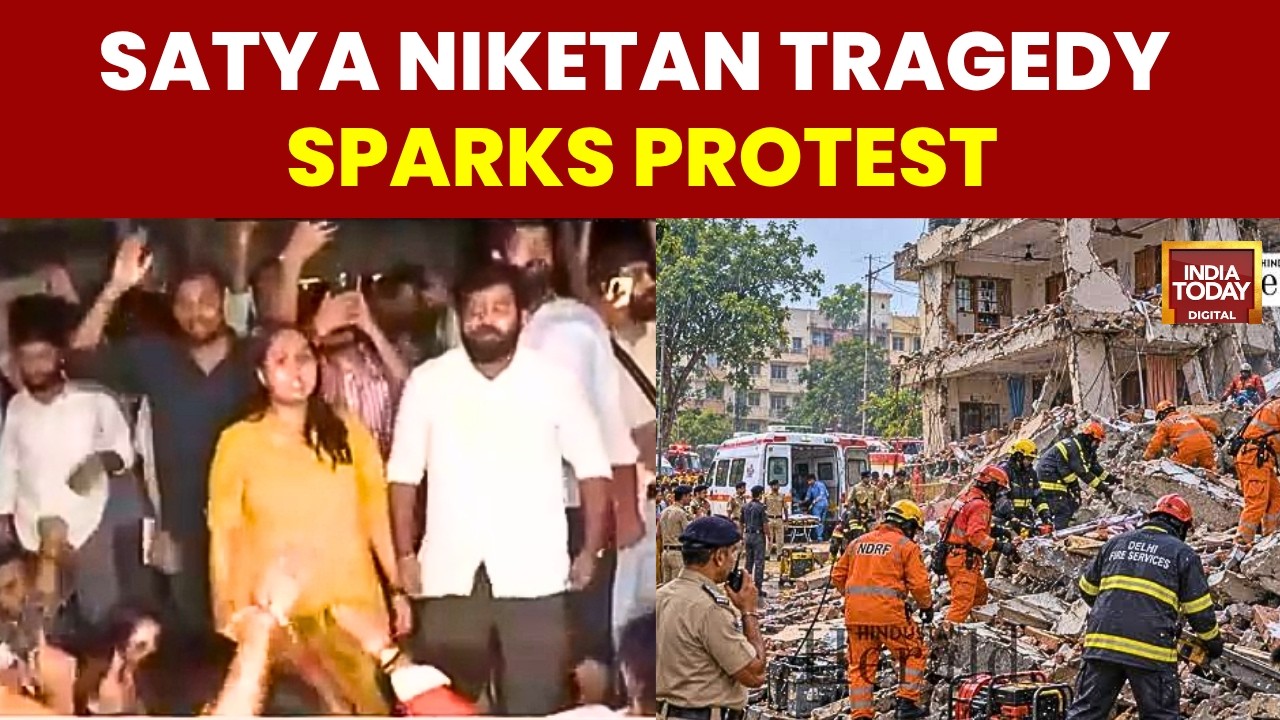 Satya Niketan PG Collapse: ABVP Protests Outside MCD, Demands Student Housing Safety Audit | Delhi