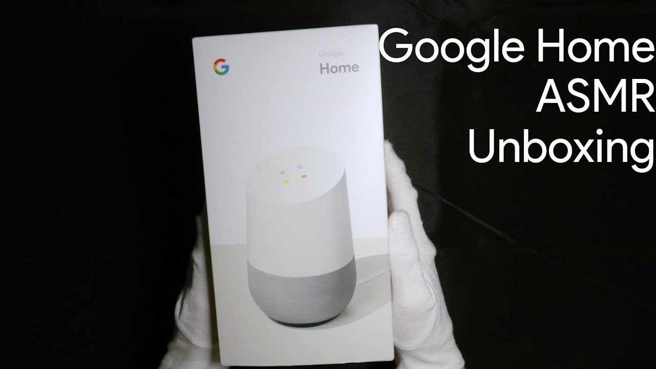 Google Home Unboxing | ASMR Unboxing  [60fps]