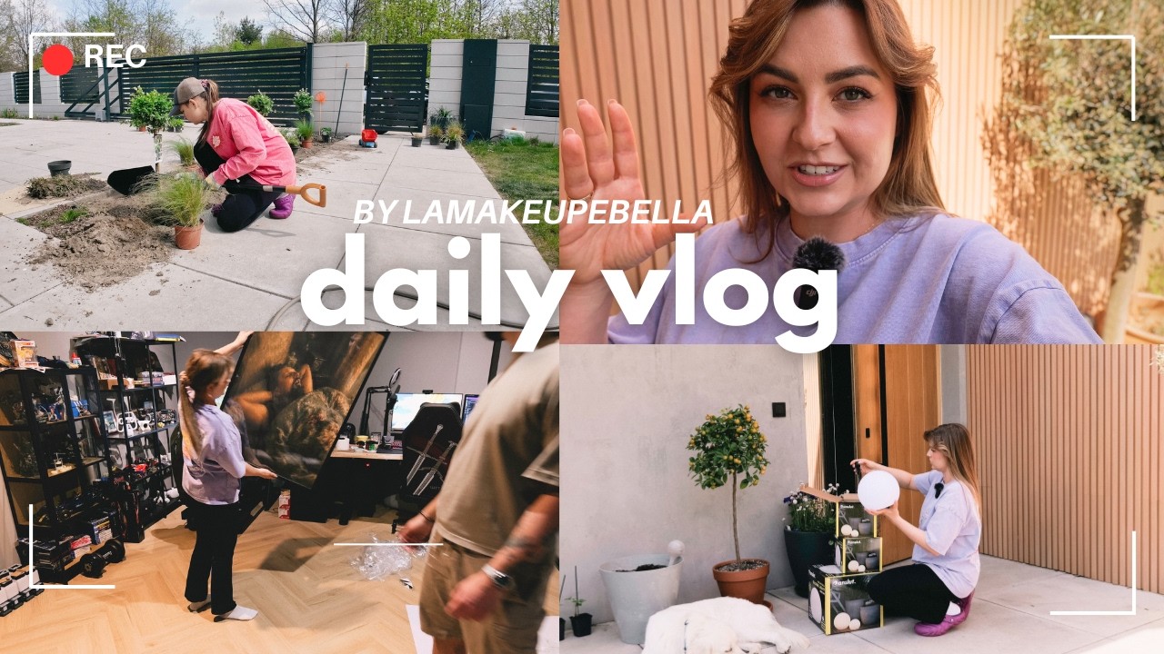 vlog: tego się po Arnim nie spodziewałam 😂 | kule solarne do ogrodu z sieci&oacute;wki 😍 | lamakeupebella