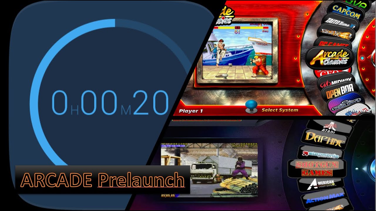 Arcade Prelaunch - Configuracion y Funcionamiento