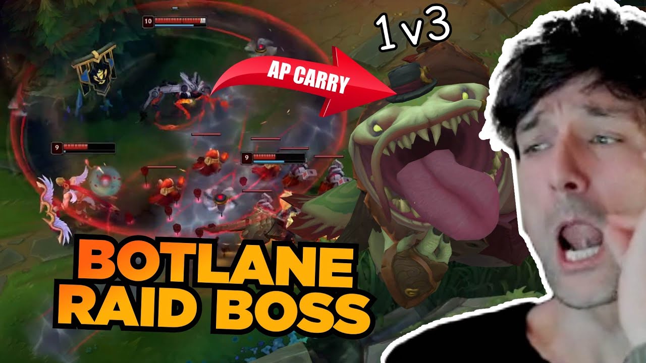 ЭТО НЕ САППОРТНЫЙ ТААМ КЕНЧ&hellip; ЭТО РЕЙДОВЫЙ БОСС НА НИЖНЕЙ ЛИНИИ | League of Legends