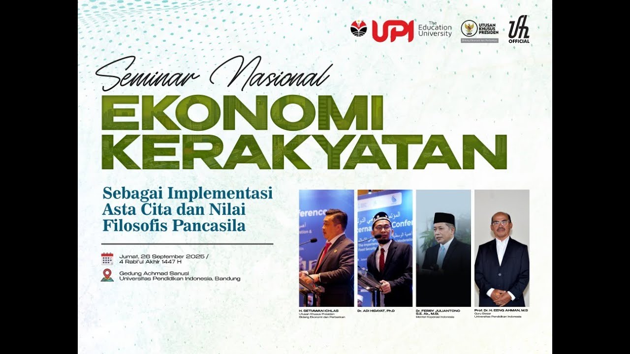 Seminar Nasional: Ekonomi Kerakyatan
