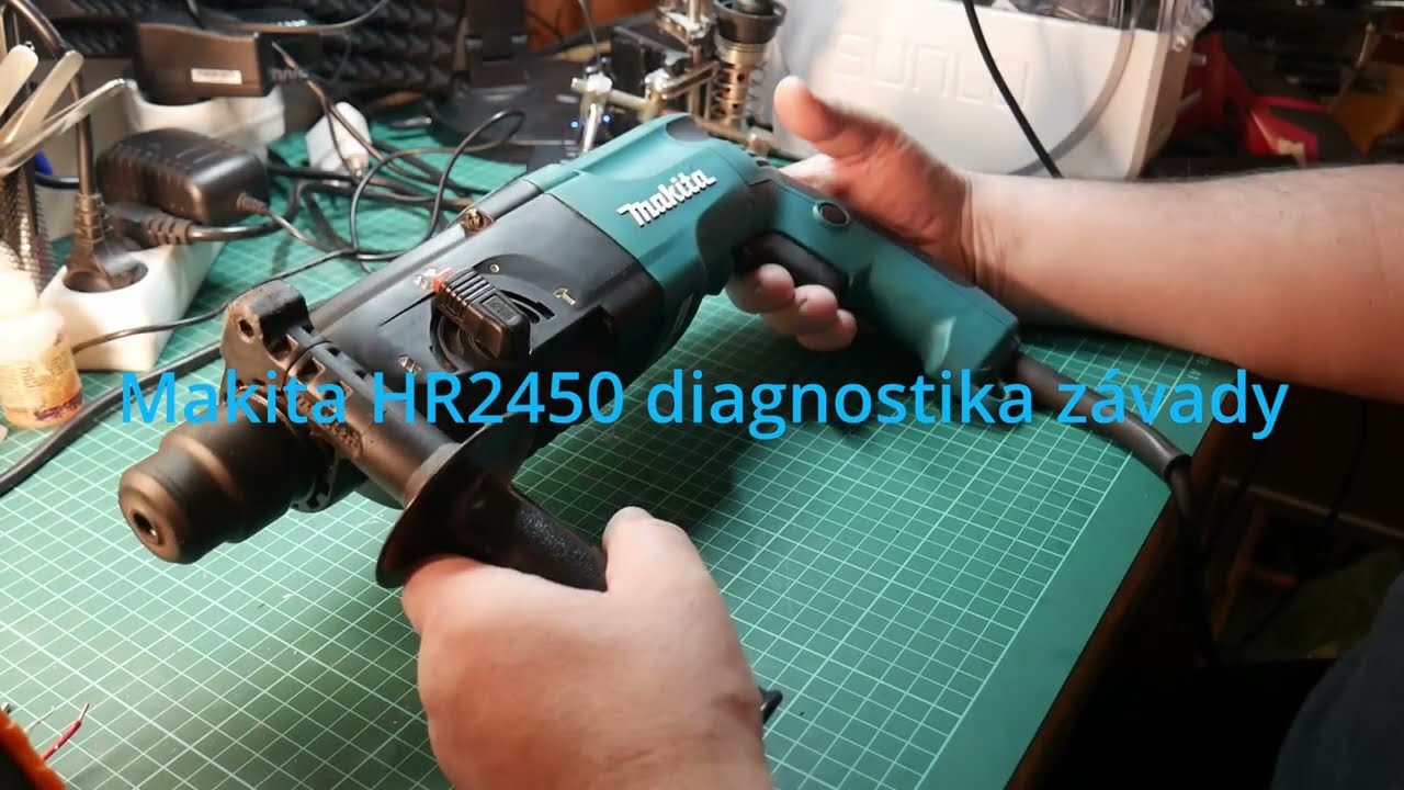 Makita HR2450 diagnostika závady