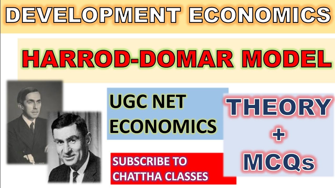 Harrod-Domar model of economic growth #ugcnet #jrfeconomics @chattha_classes