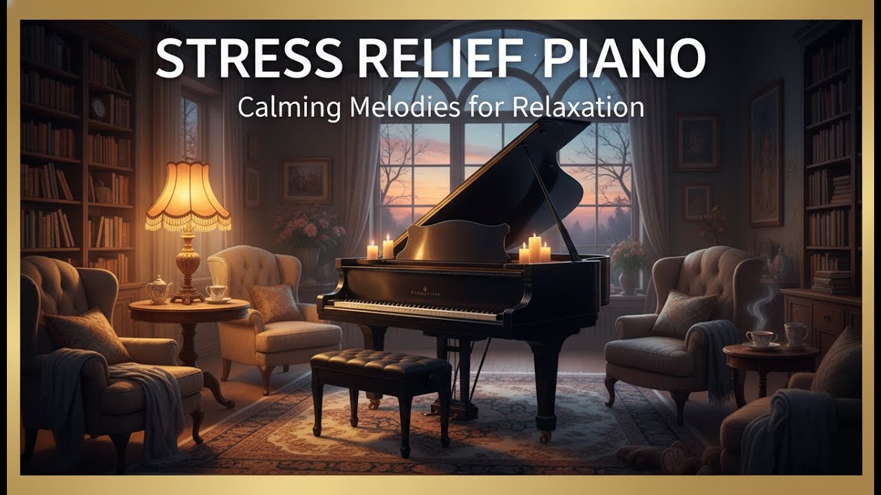 Cozy Soft Piano Music for Deep Stress Relief and Peace