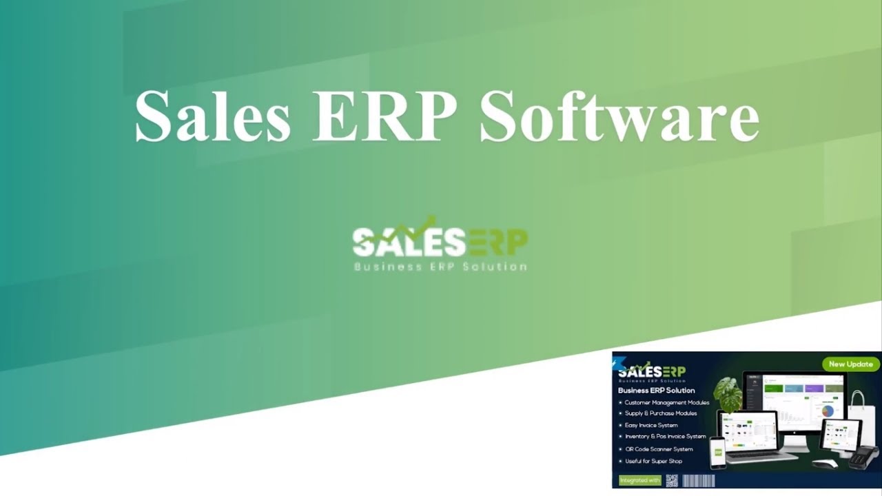 Sales ERP Software | Best ERP System