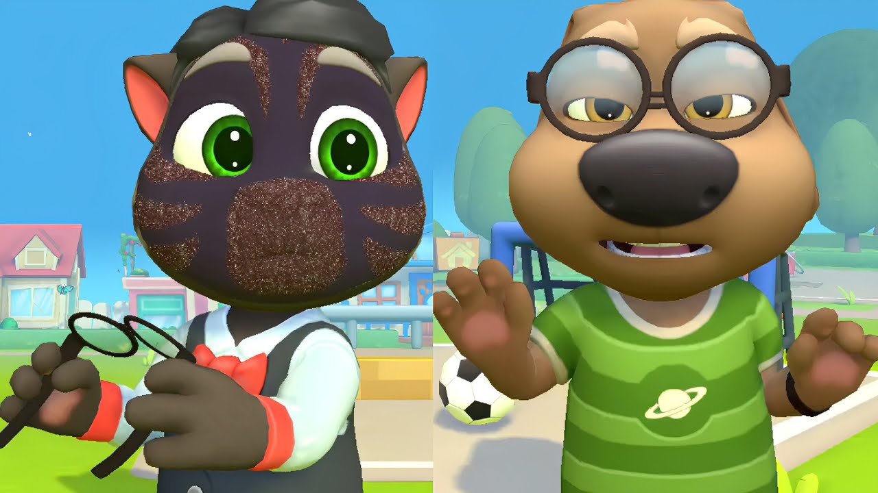 Ben arrives at the house in My Talking Tom Friends 2 New update Gameplay Android ios 