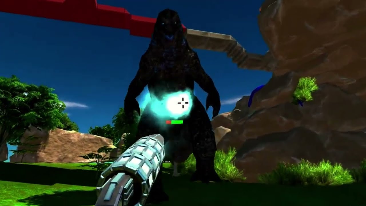 FPS Avatar Godzilla Battle  Save Bloop and Defeat Godzilla   ARBS