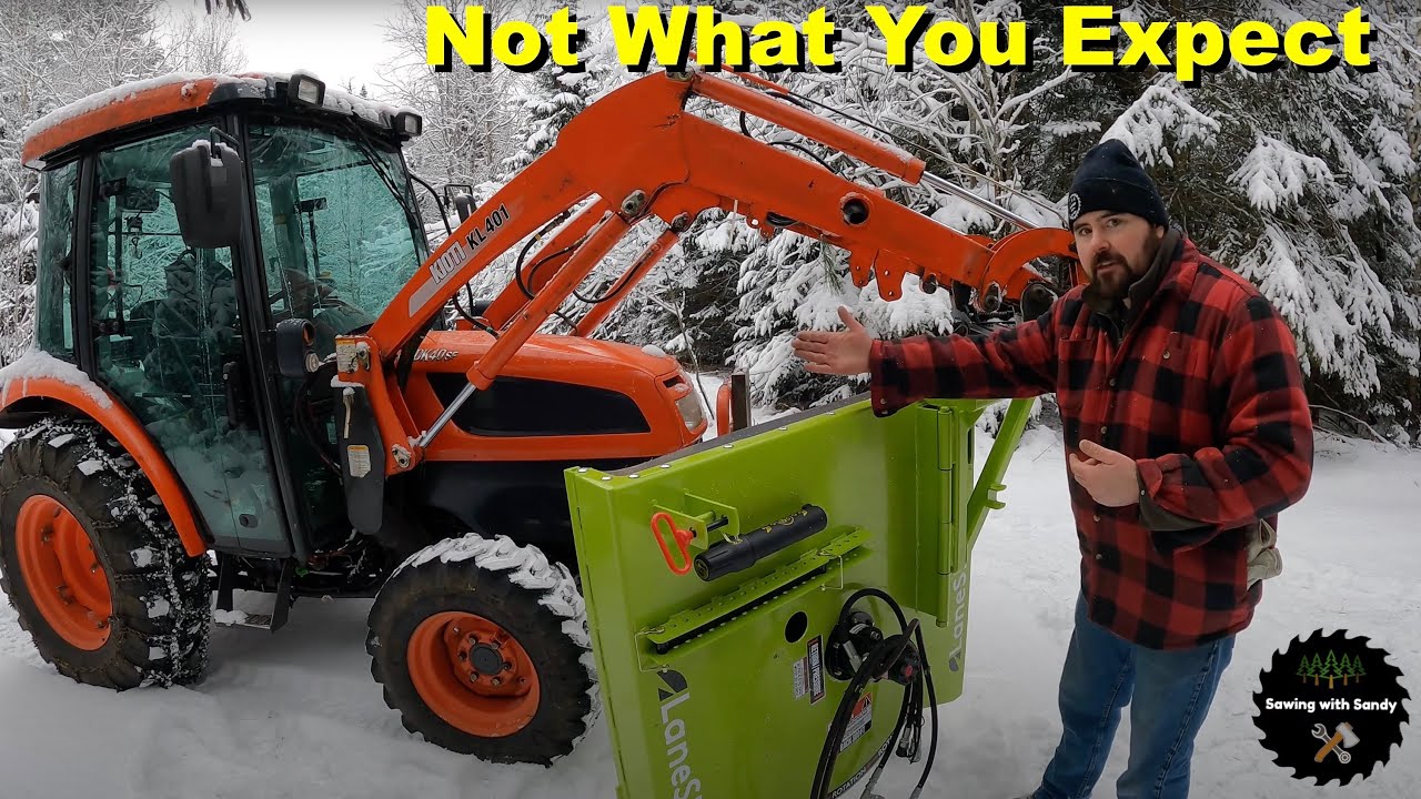 Swinging the Lane Shark LS-4 Brush Cutter into Position (LITERALLY)