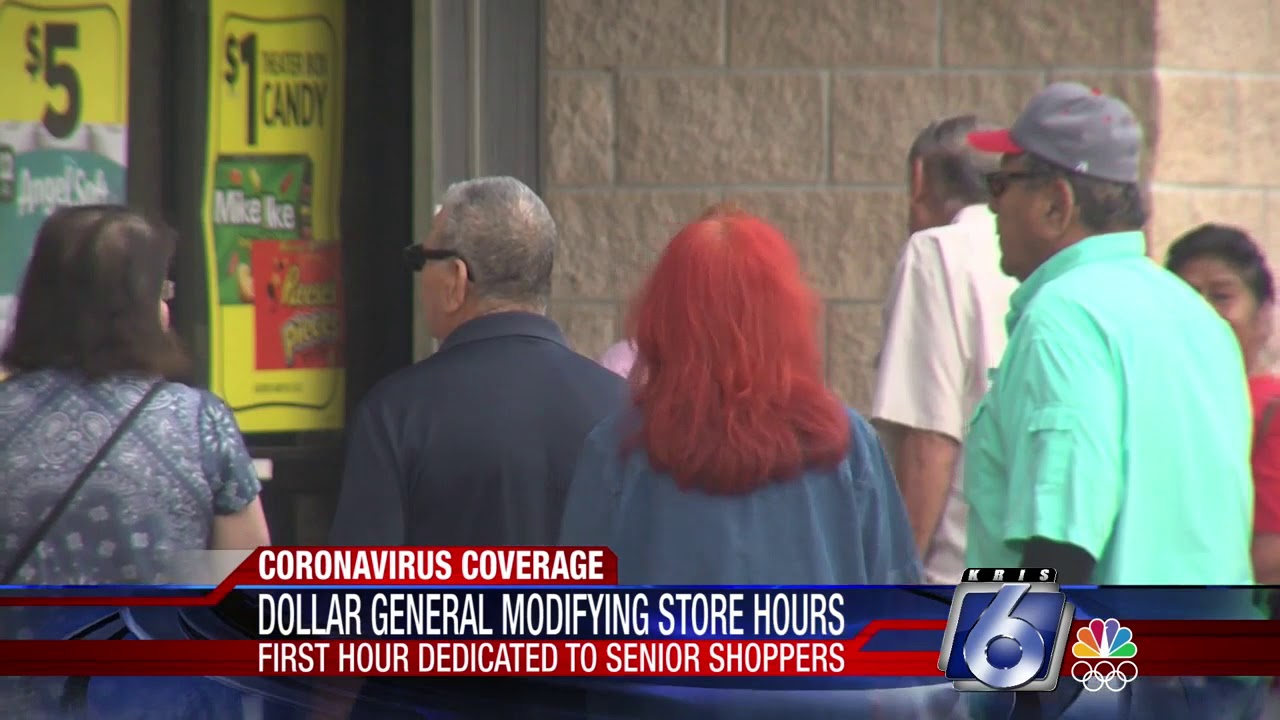 Dollar General's first hour for seniors only, locations to begin closing an hour early