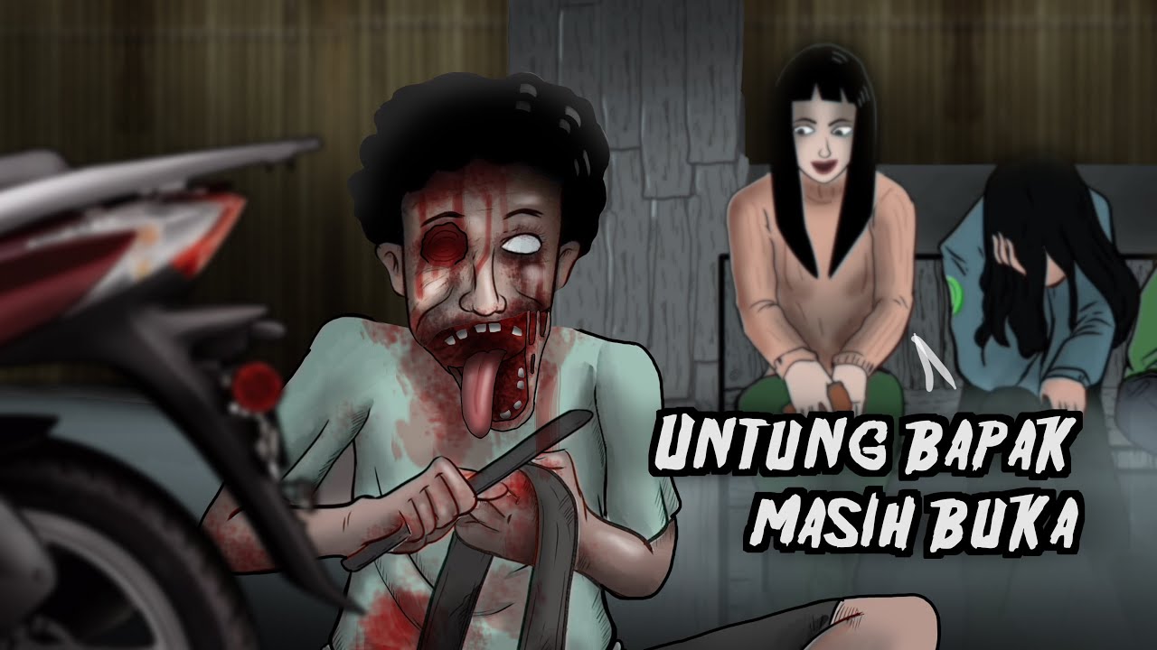 Tambal Ban Setan Pak Rosmadi #HORORMISTERI | Kartun  Hantu Tukang, Animasi Horor, Cerita Misteri