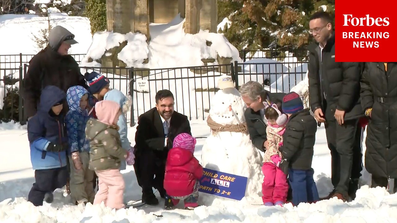 NYC Mayor Zohran Mamdani Holds Press Briefing To Encourage Pre-K And 3-K Enrollment