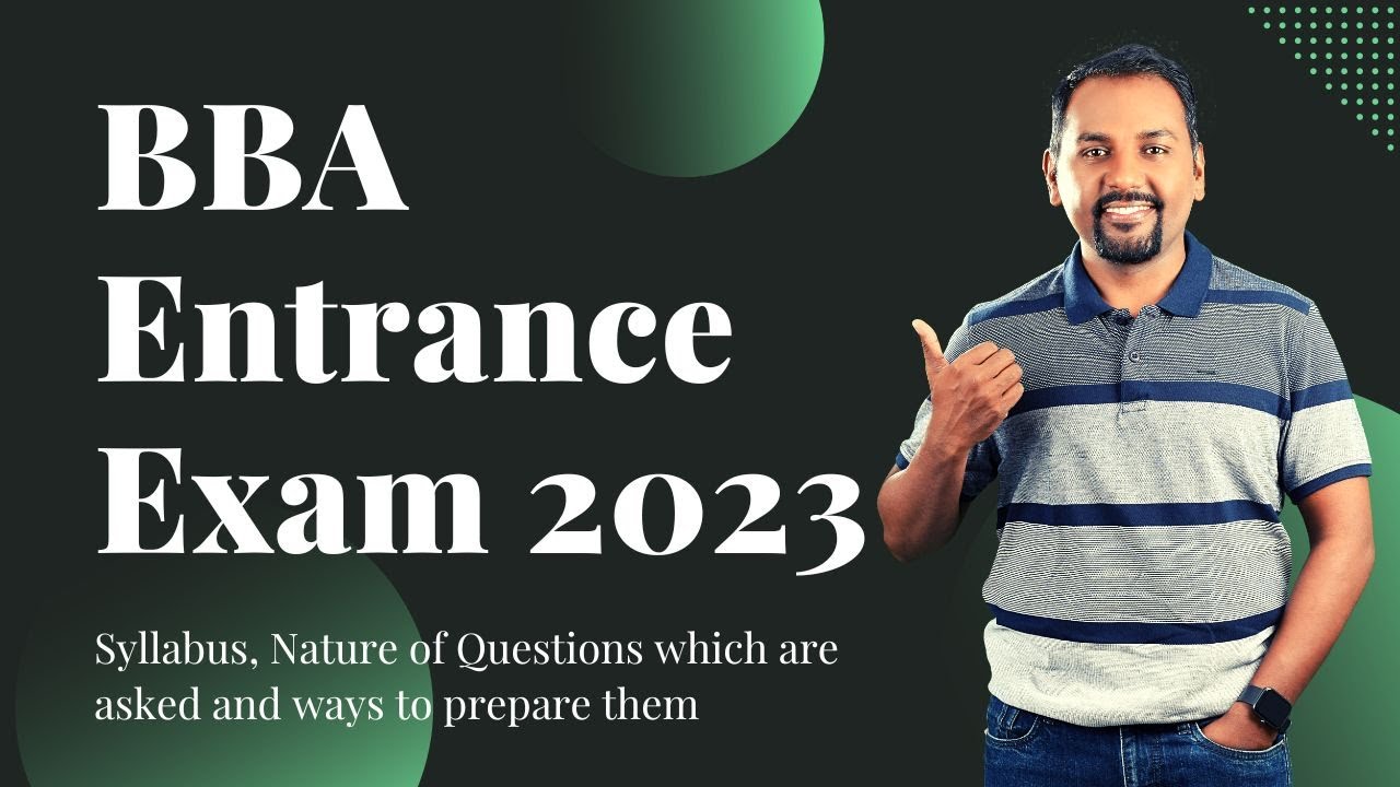How to prepare for BBA Entrance Exam 2023? | Syllabus for BBA Entrance Exam 2023 |@dr.sandeeprathod|
