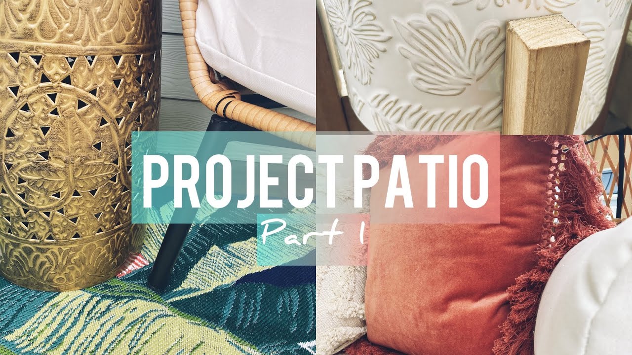 PROJECT PATIO | PLANTERS, PILLOWS and LIGHTING | TARGET, MARSHALLS, HOMEGOODS | PT. 1 |EPISODE 48
