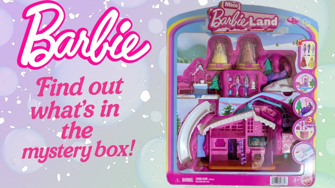 3 Mystery Items & Fancy Dresses! | Mini Barbieland - 2025 Winter Deluxe | Bored House Flies Review