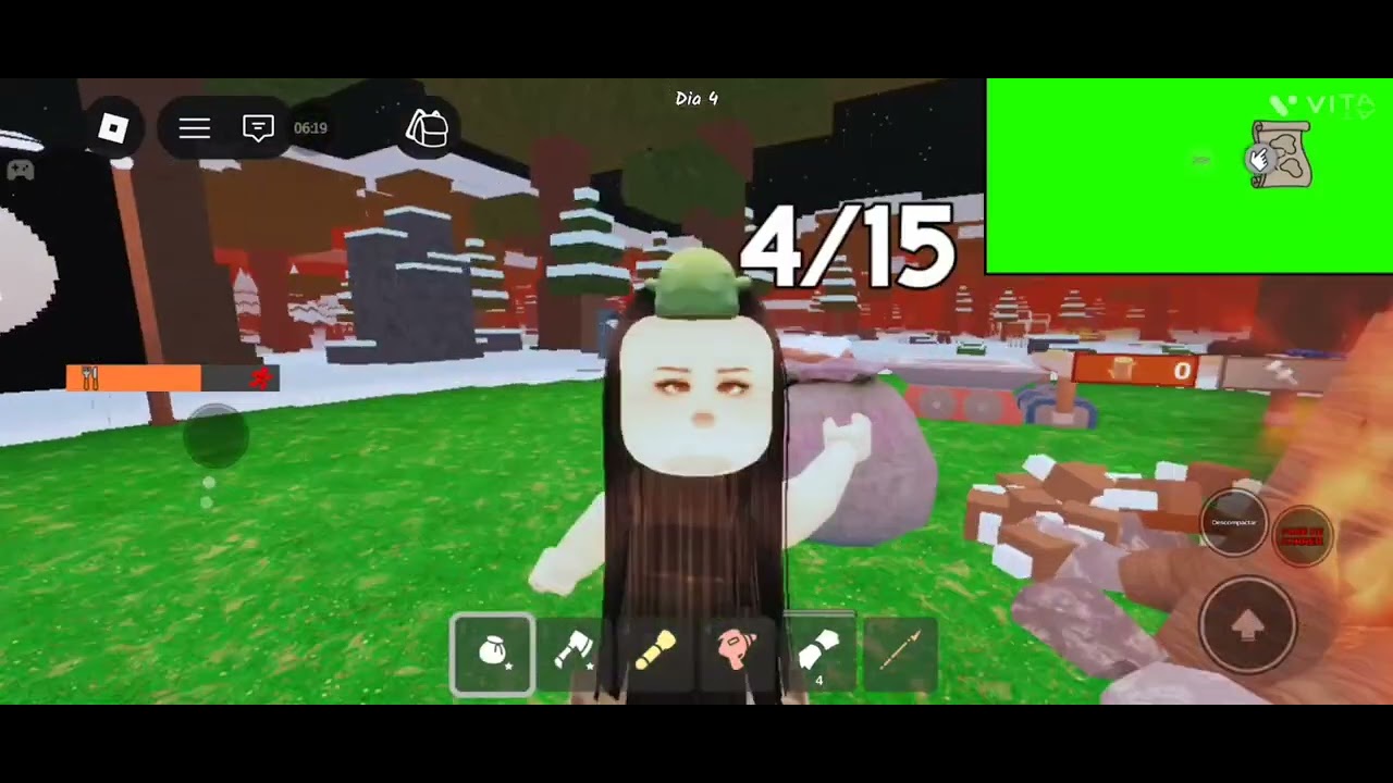 Jogando 99 noite na floresta 🌷
