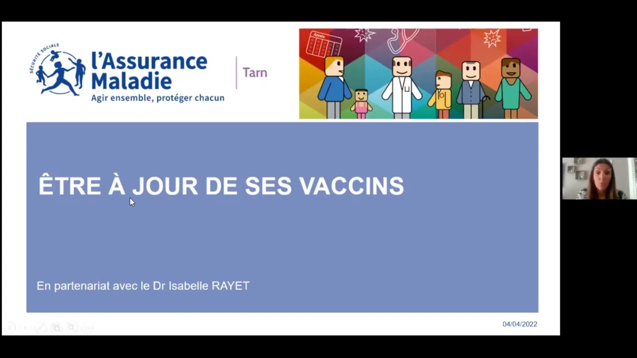 CALENDRIER VACCINAL 04 04 2022🤩meilleure explication École de santé publique CPAM du Tarn 🤩