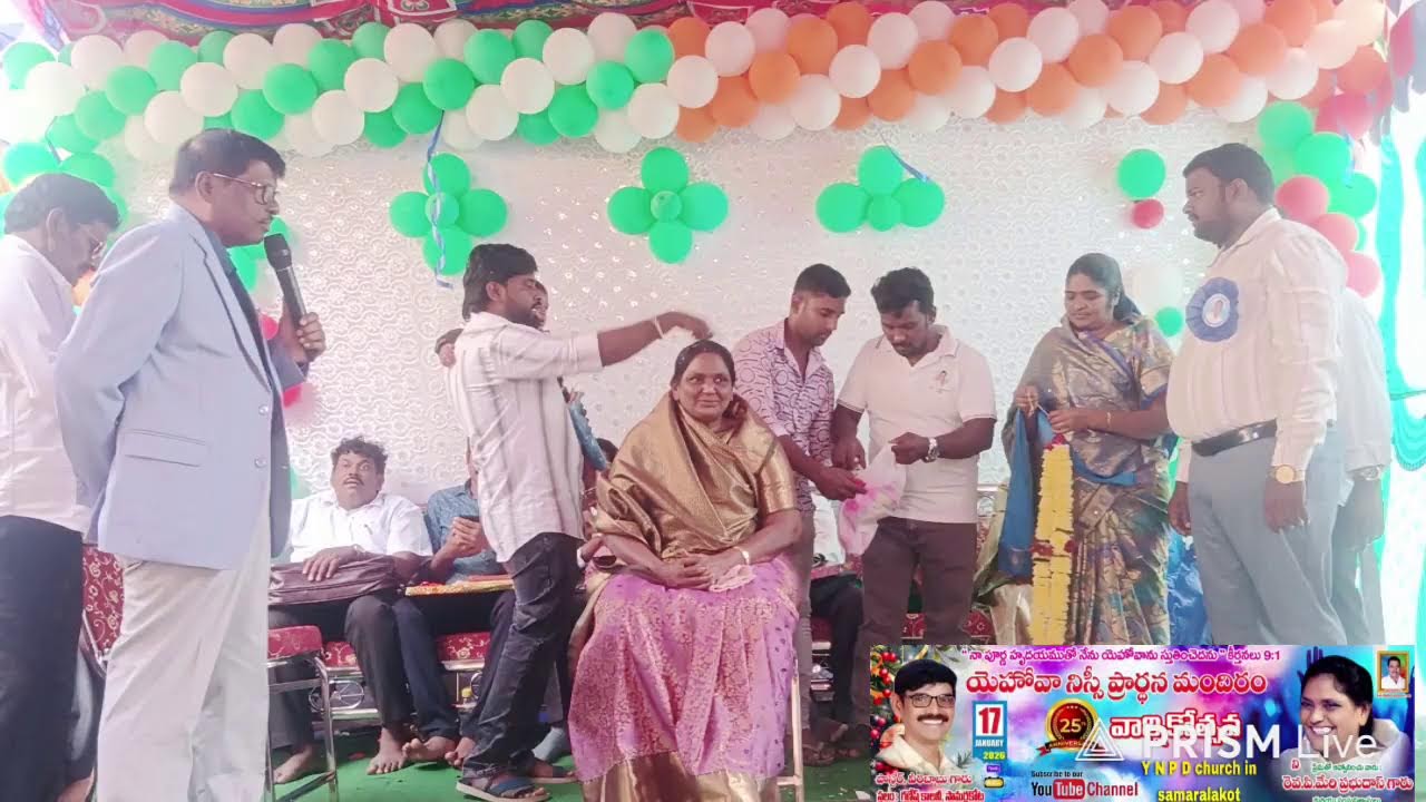 Live streaming of YNPD  samalkot church⛪  IN YouTube channel