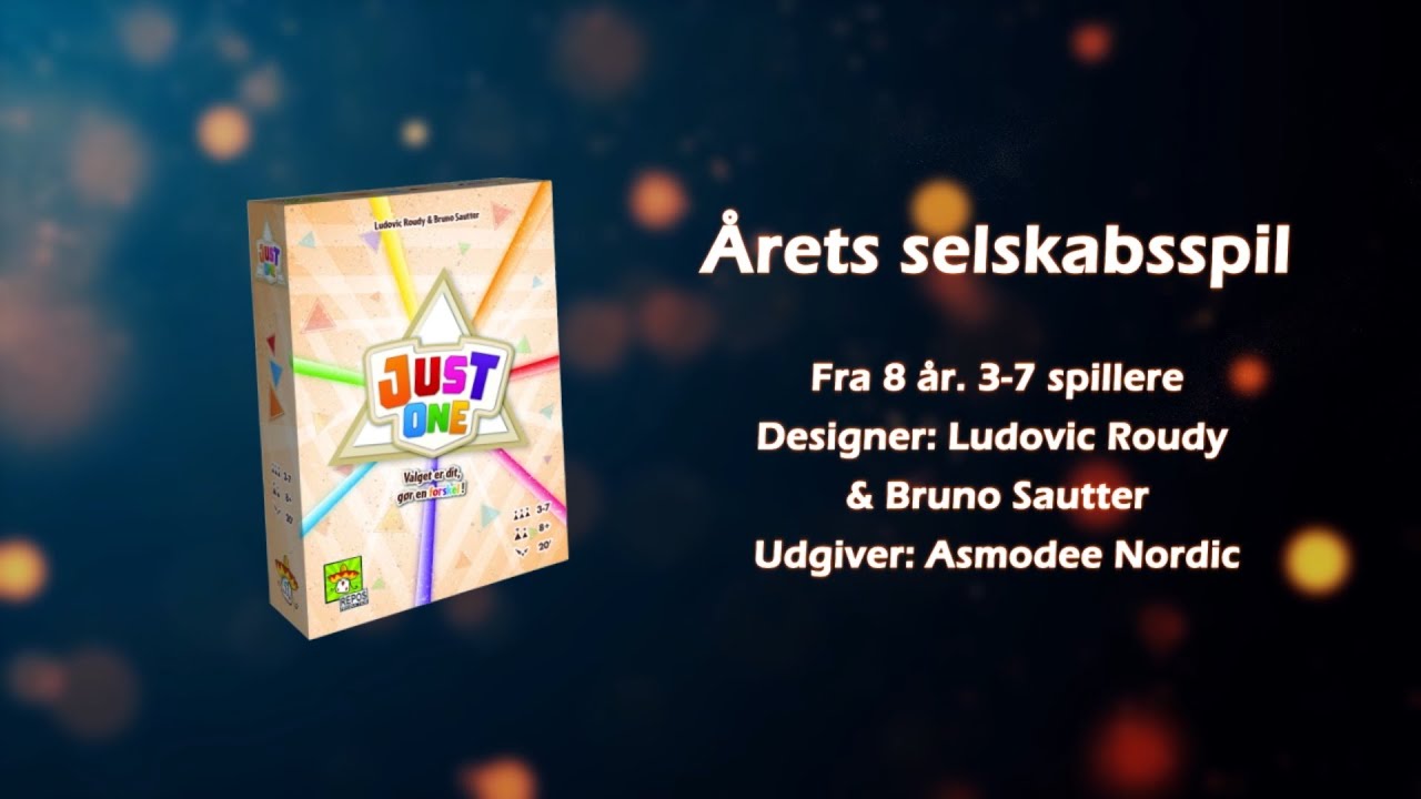 &Aring;rets Selskabsspil 2020: Just One (Asmodee)