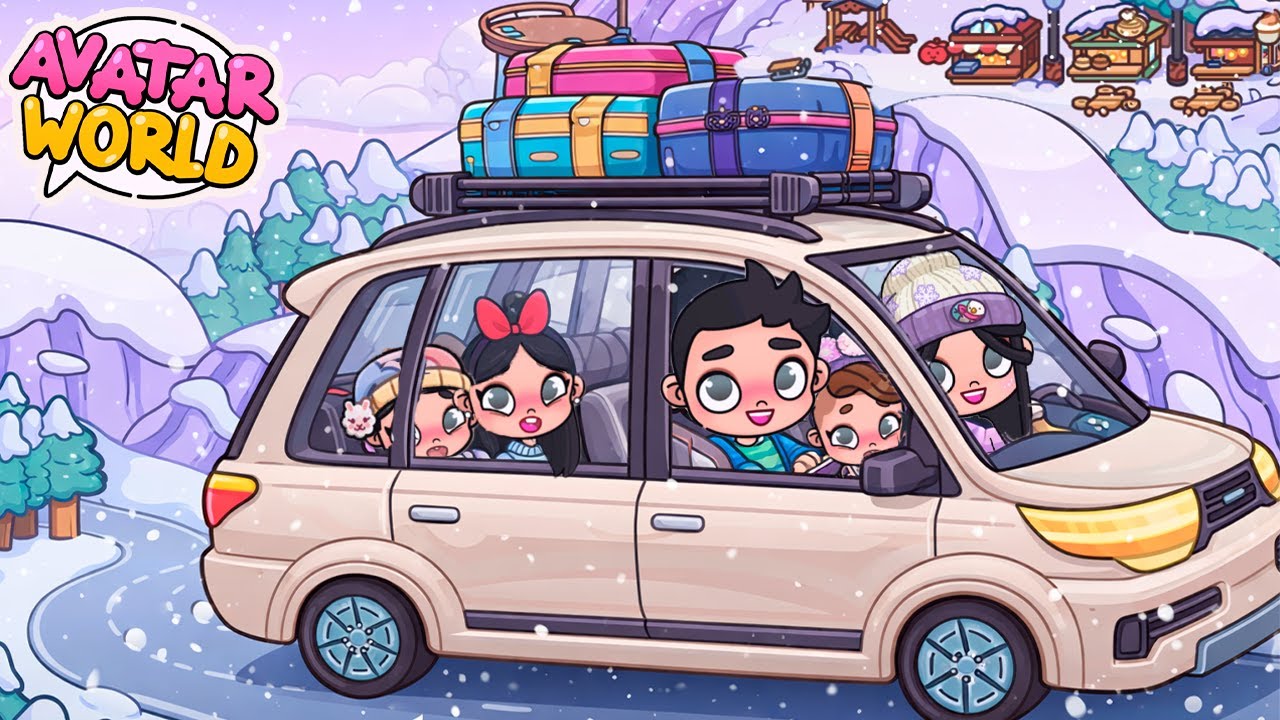 ¡PRIMERAS VACACIONES FAMILIARES EN LA NIEVE ❄️☃️!¡NOS VAMOS A LA MONTAÑA 🏔️*en AVATAR WORLD *NALA💞