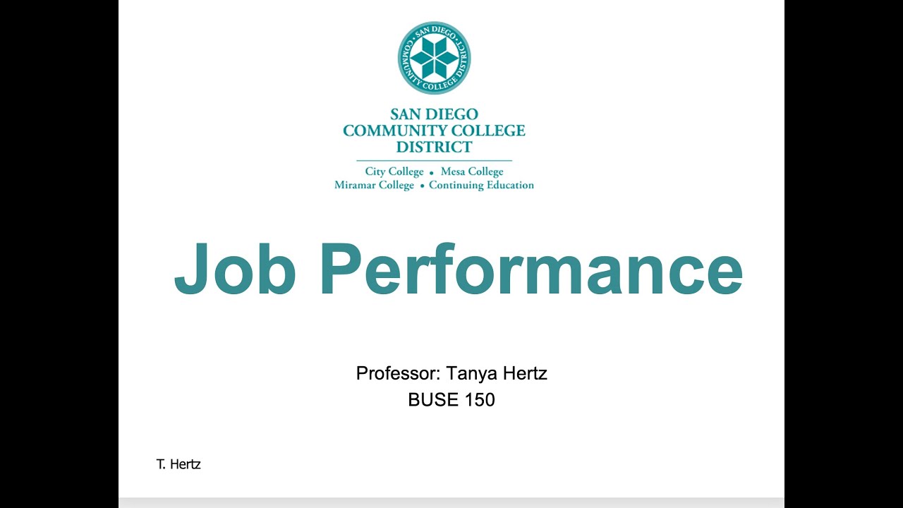 Job Performance