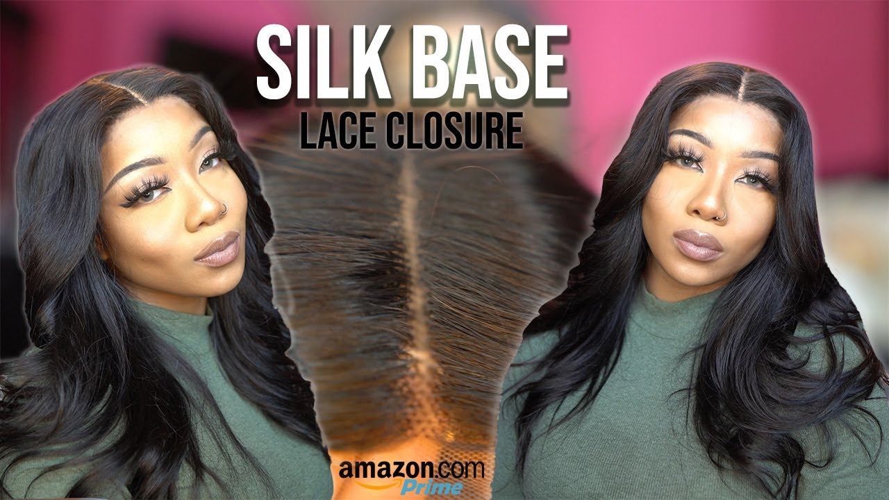 Silk Base Closure Amazon Wig Install and Review Ft. Unice Hair| Olineece