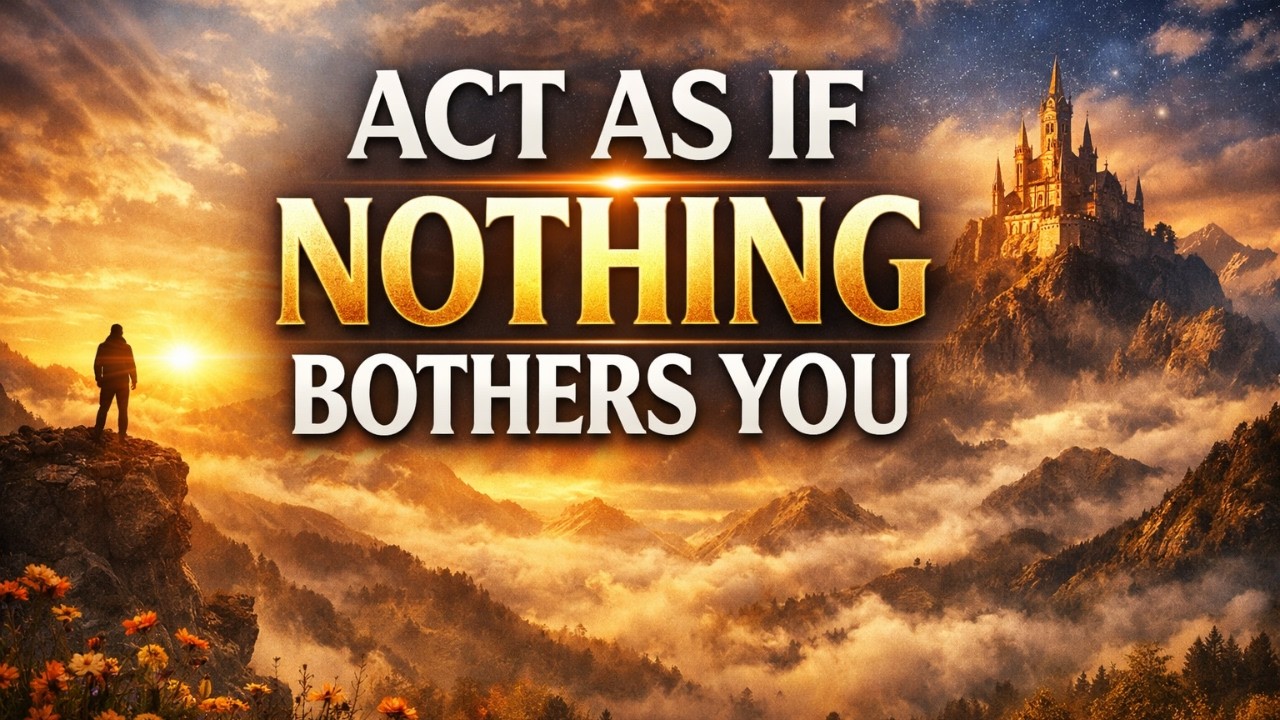 Learn To Act As If Nothing Bothers You! - Neville Goddard Motivation