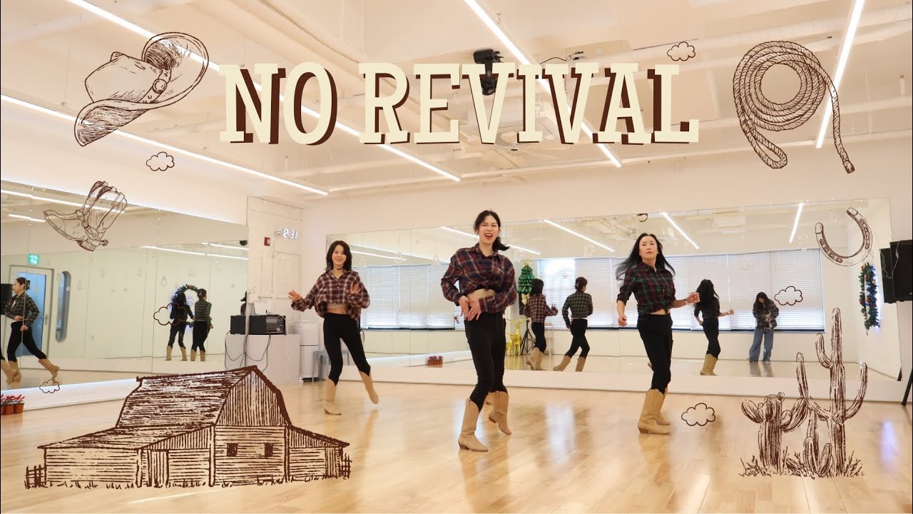 No Revival Linedance | 노 리바이벌 라인댄스| Improver | Demo |초중급라인댄스 |  GOODLINE 💛