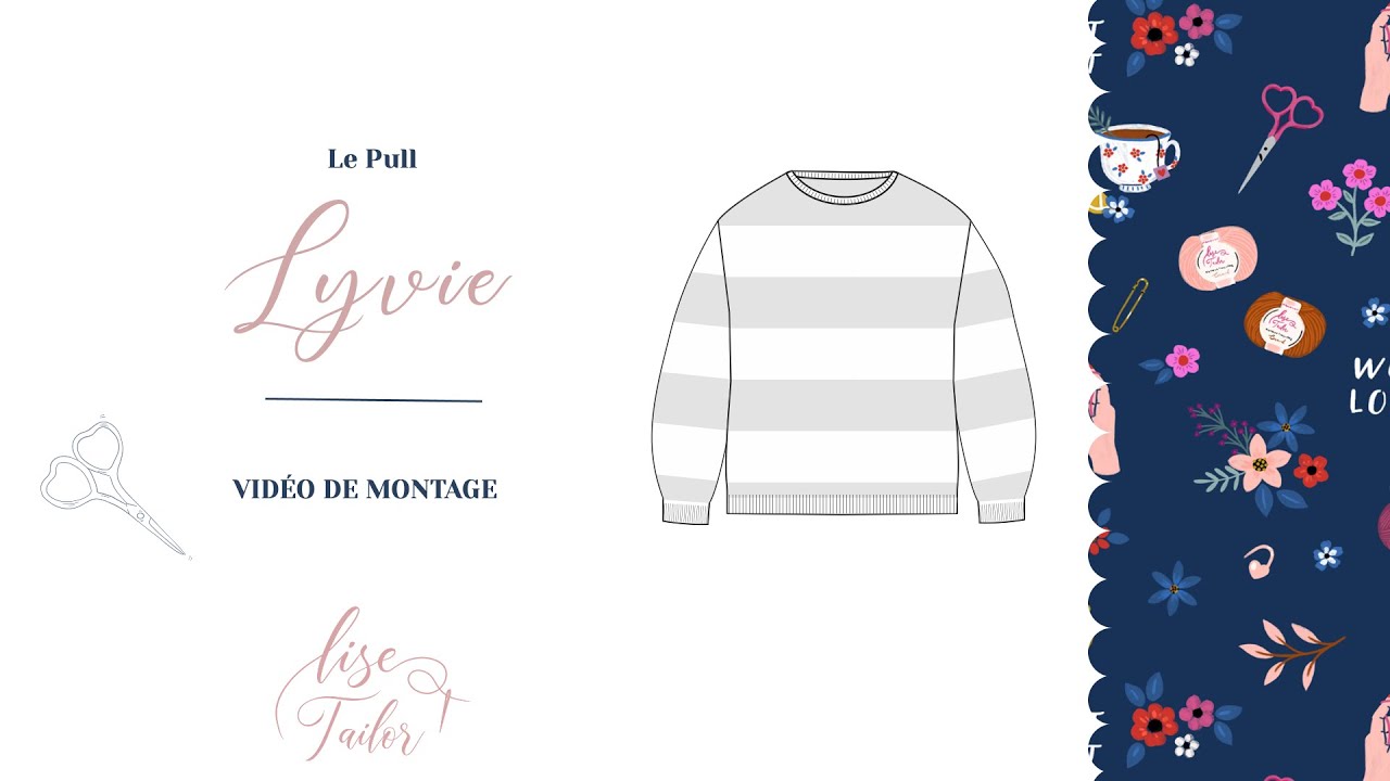 Vidéo de montage - Pull Lyvie
