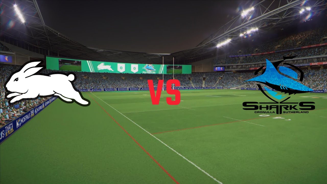 Rabbitohs vs Sharks R21 2025 Footy Series
