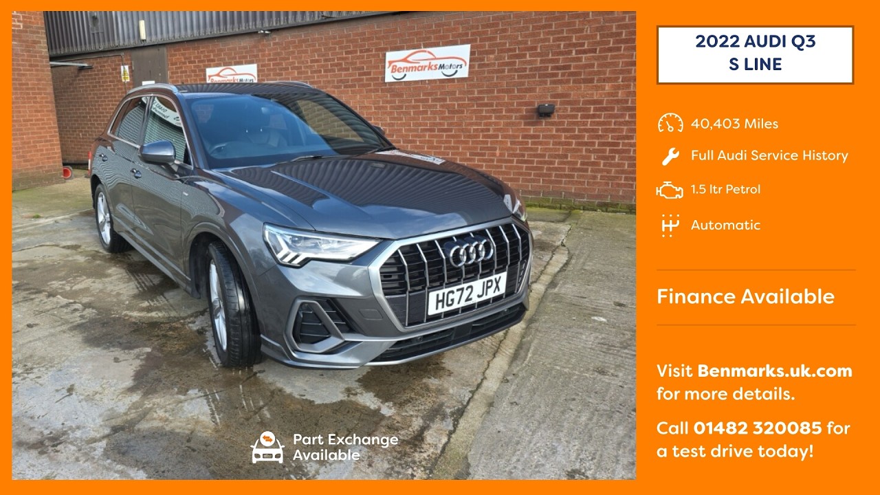 2022 Audi Q3 S line S Tronic | 1 Owner | Full Audi History | 150PS