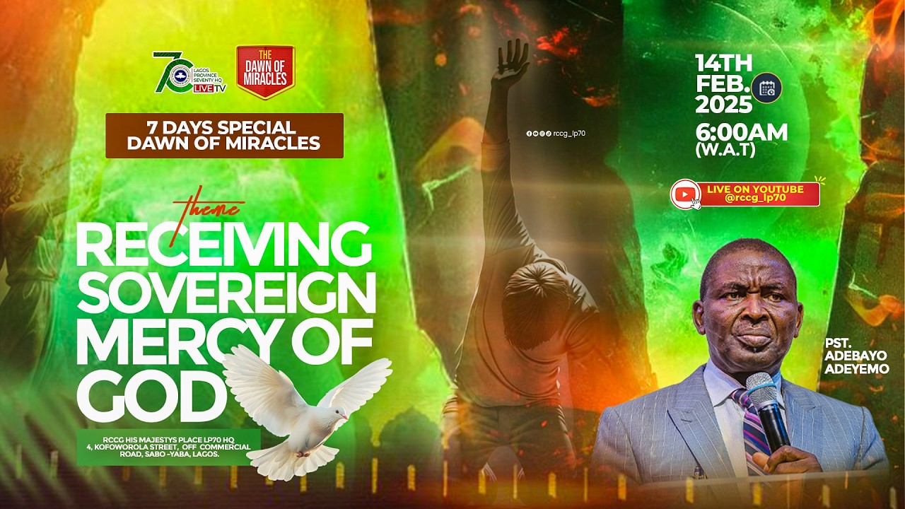 DAWN OF MIRACLES | RECEIVING SOVEREIGN MERCY OF GOD ||  PST. ADEBAYO ADEYEMO | FEB. 21ST 2026