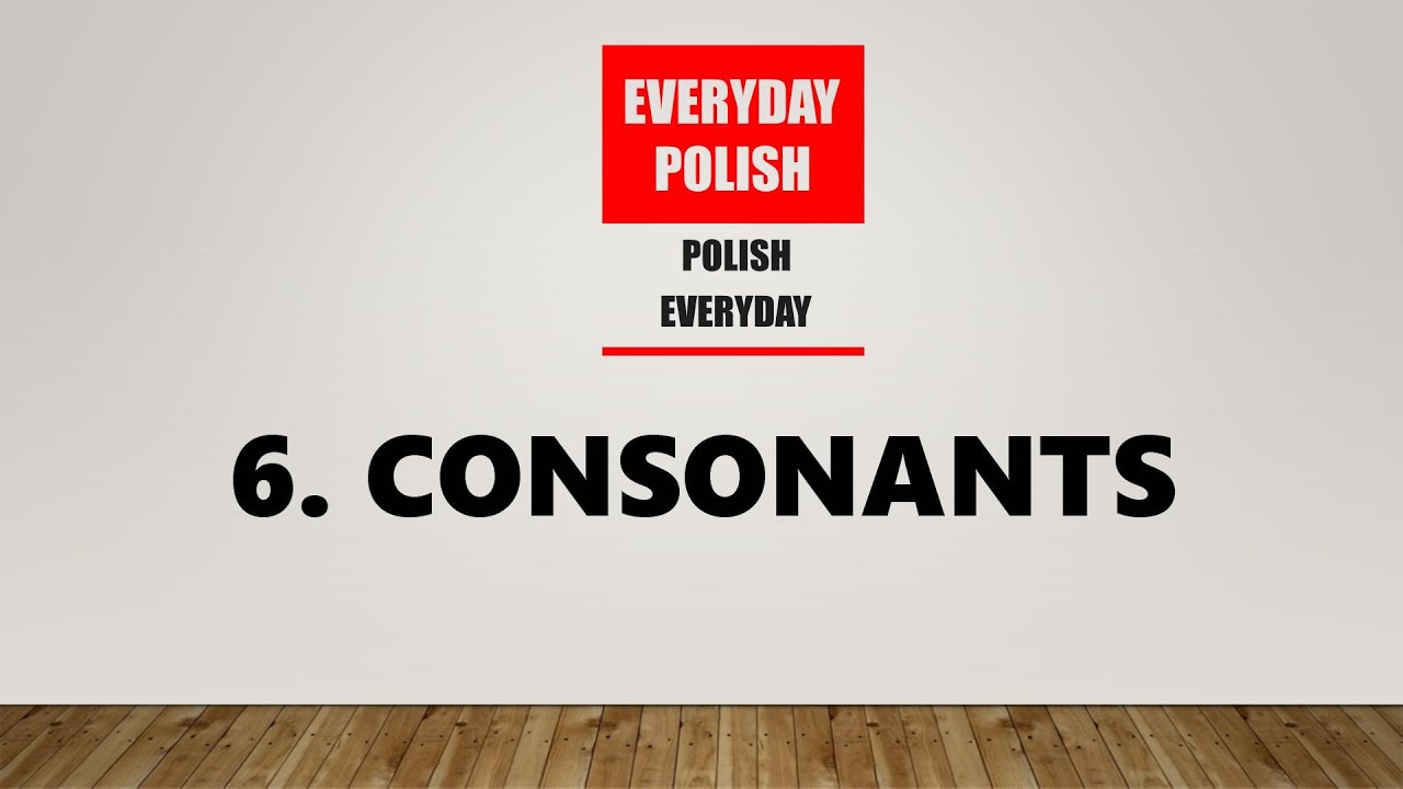 Everyday Polish Lesson 6 Consonants #polishlanguage #foryou #learnpolish #polish #poland