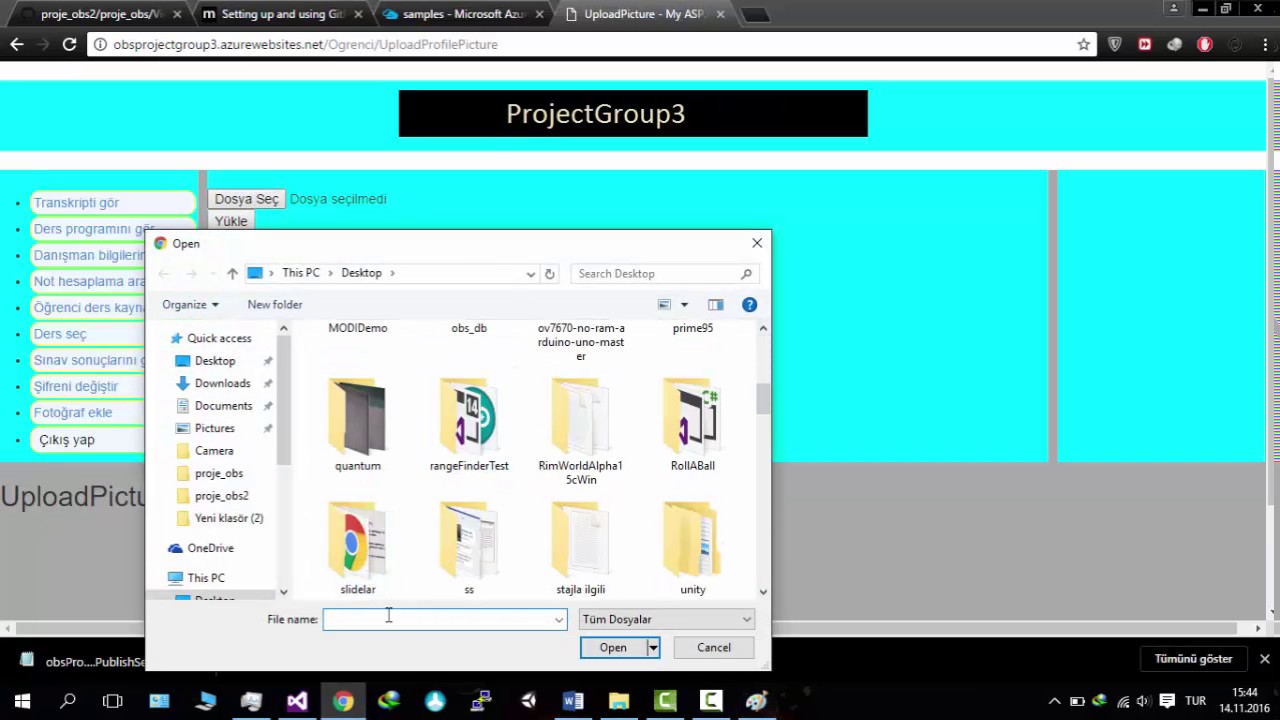 azure web sitesi &ouml;dev - 2