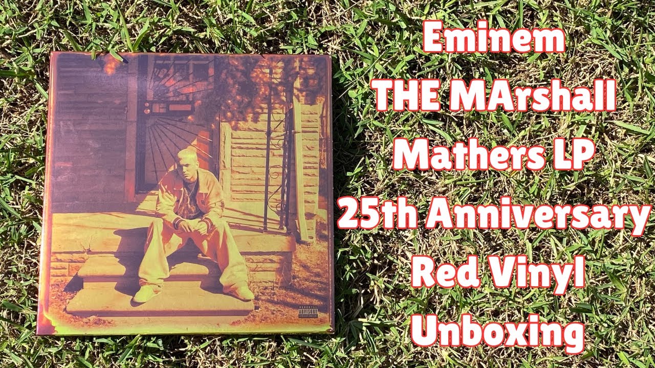 Eminem - The Marshall Mathers LP 25th Anniversary (Target Exclusive) Vinyl Unboxing! Red & Gold 2LP