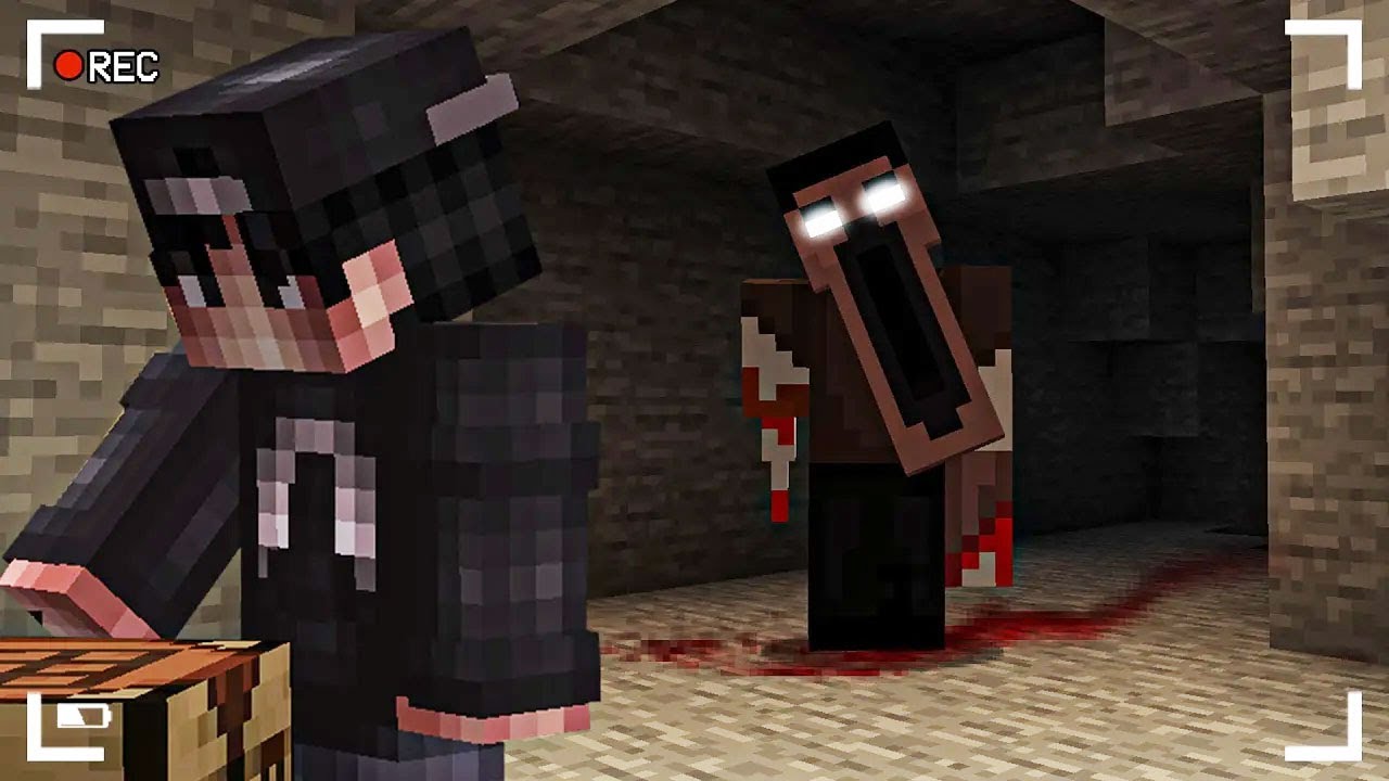 I saw the Screaming Man in Minecraft...