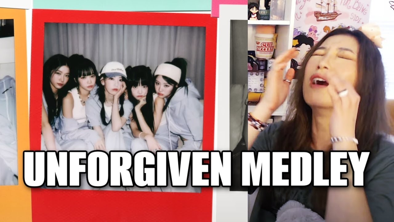 FETUS FEARNOT'S 1ST LSF CB 💎 LE SSERAFIM (르세라핌) 'UNFORGIVEN' HIGHLIGHT MEDLEY REACTION [from Twitch]