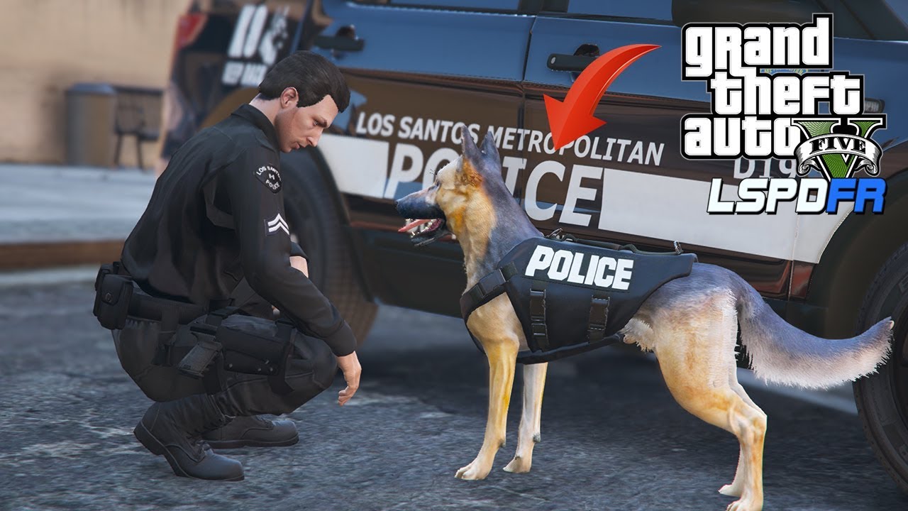 K9 Partner goes nuts! Get em!- GTA 5 LSPDFR POLICE MODS