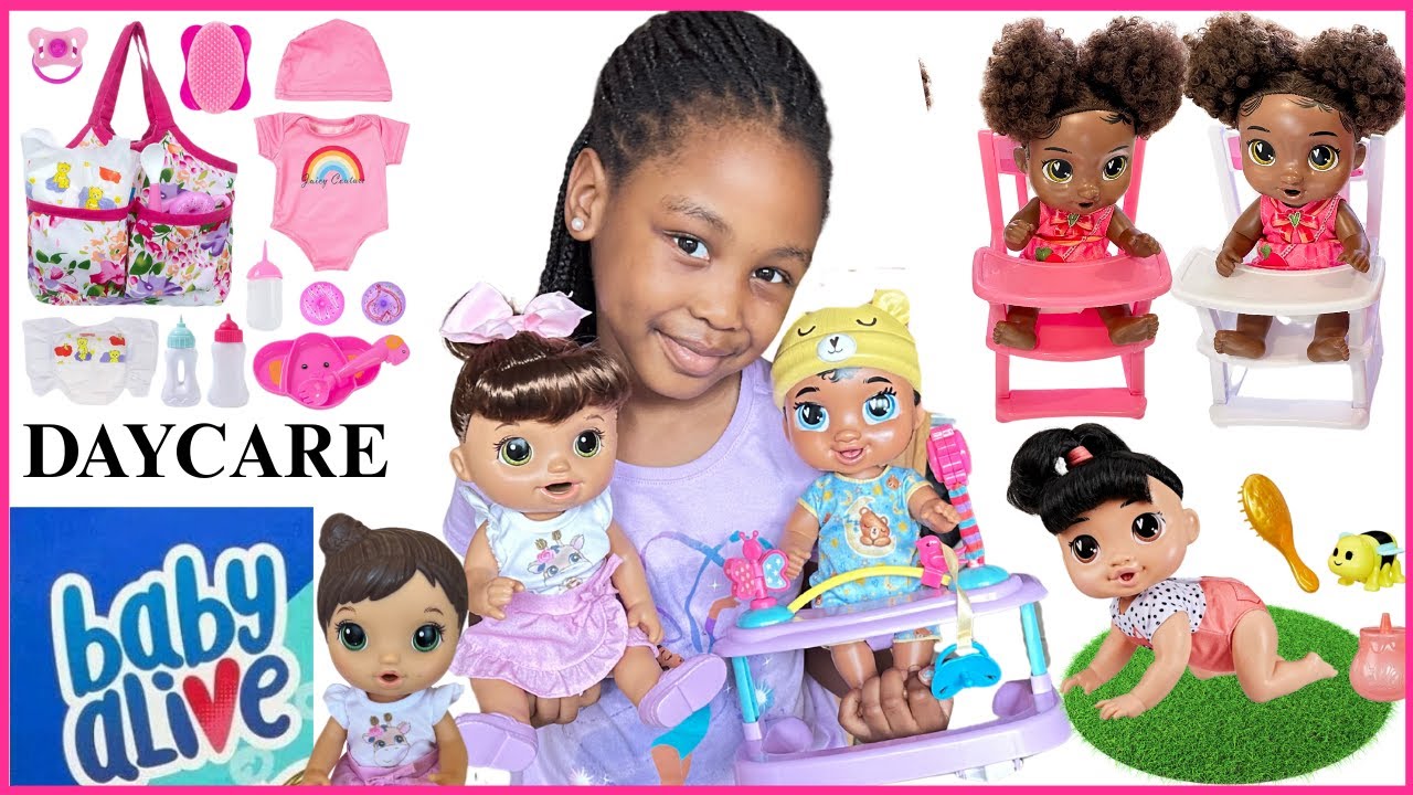 NEW Baby Alive Daycare Routine Feeding  & Changing Diaper